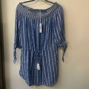 Swim cover-up. Blue Island beach size large.